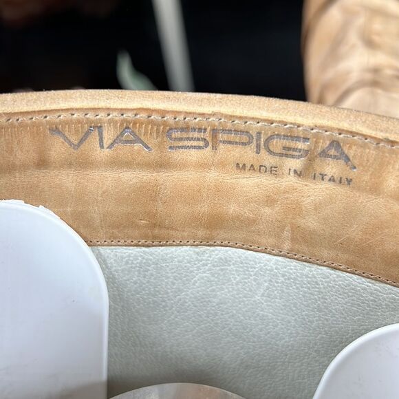 Via Spiga Leather Slouch Boots - Picture 10 of 11